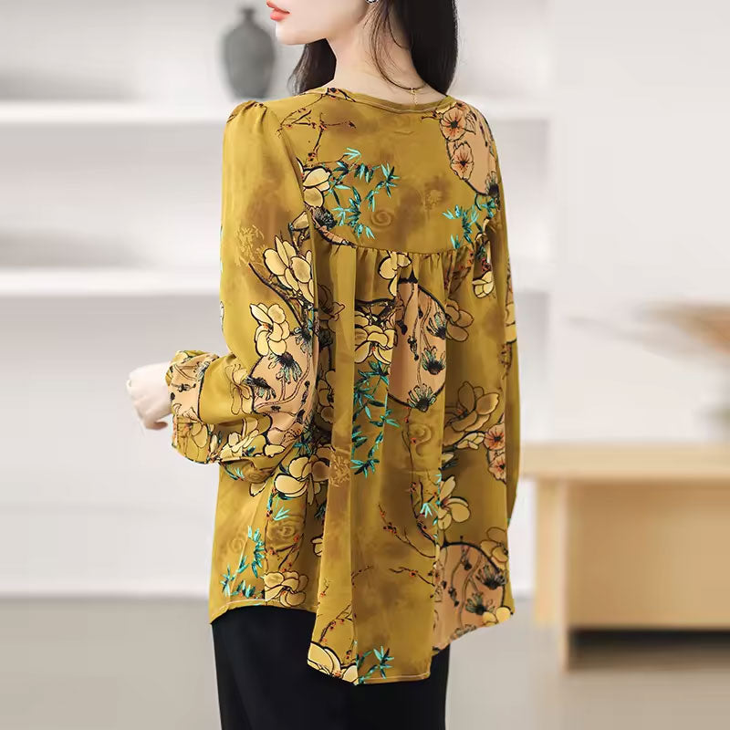 Abigail Blouse met lange mouwen