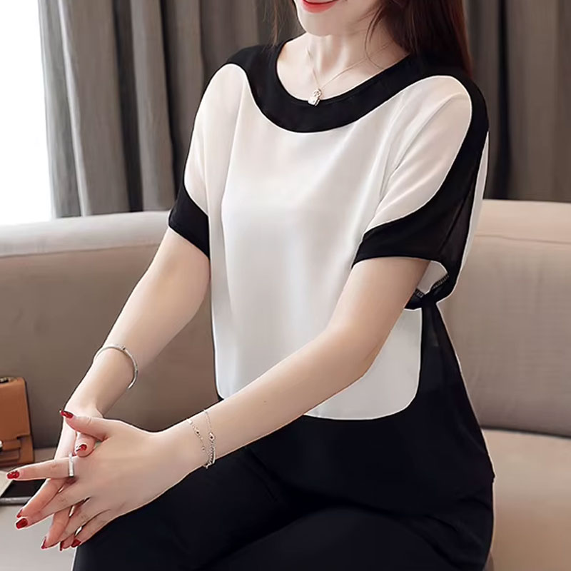 Ruby Contrast T-shirt met korte mouwen