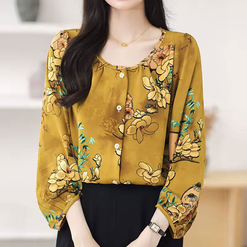 Abigail Blouse met lange mouwen