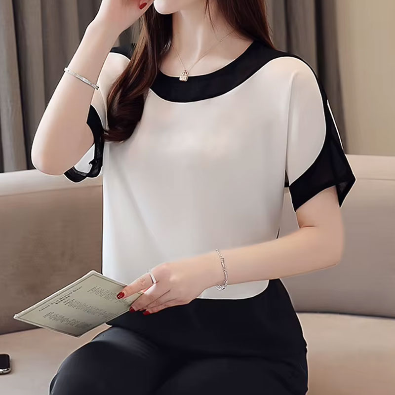 Ruby Contrast T-shirt met korte mouwen