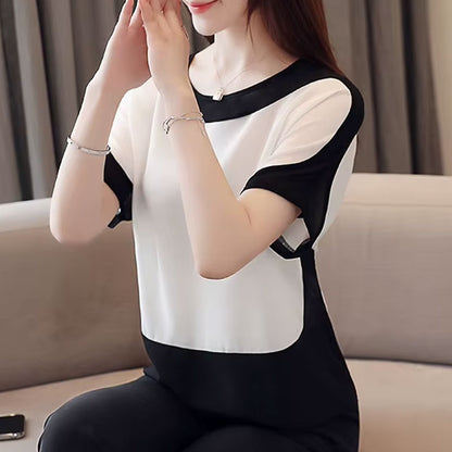 Ruby Contrast T-shirt met korte mouwen