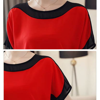 Ruby Contrast T-shirt met korte mouwen