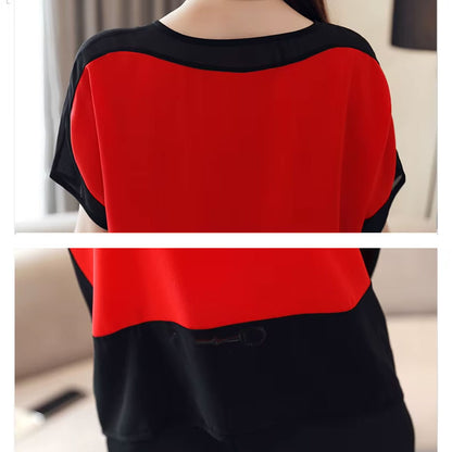 Ruby Contrast T-shirt met korte mouwen