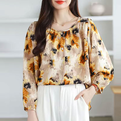 Abigail Blouse met lange mouwen