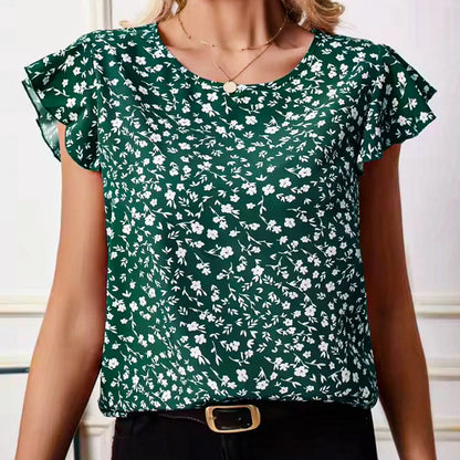 Emma Blouse met Ruches op de Mouwen
