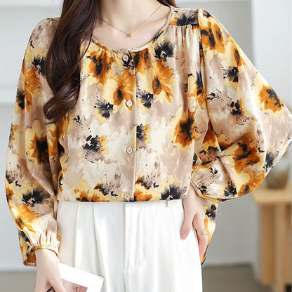 Abigail Blouse met lange mouwen