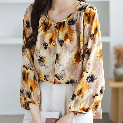 Abigail Blouse met lange mouwen