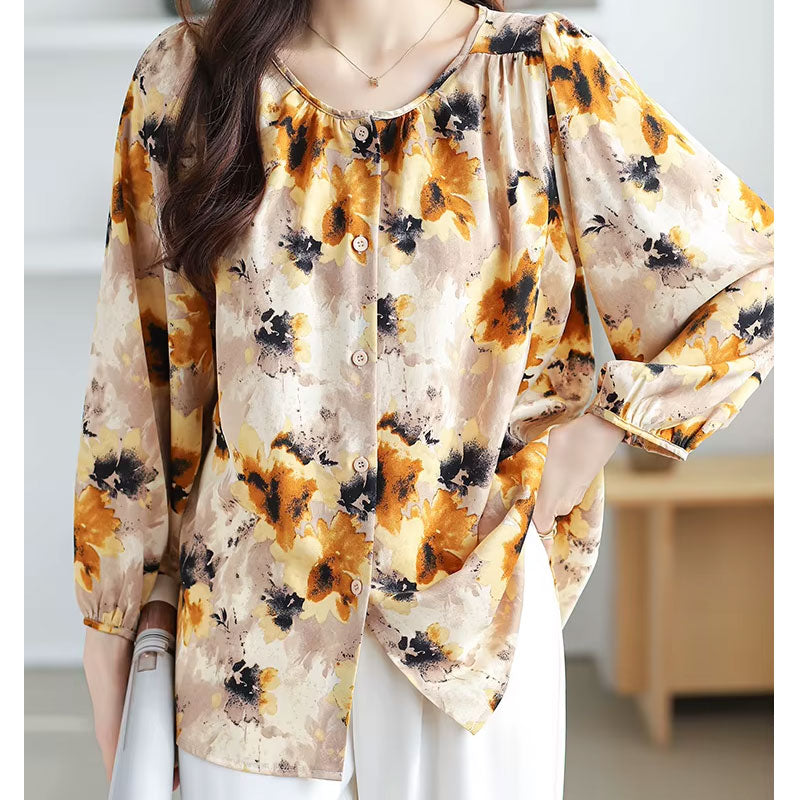 Abigail Blouse met lange mouwen