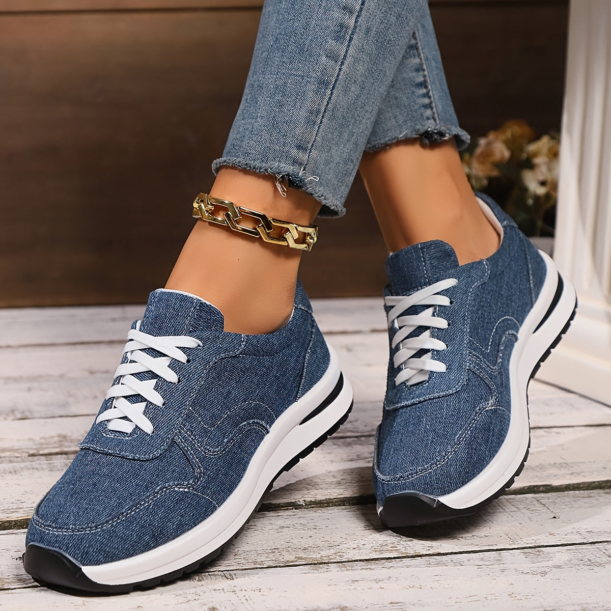 CÉLINE | ORTHOPEDISCHE DENIM SNEAKERS