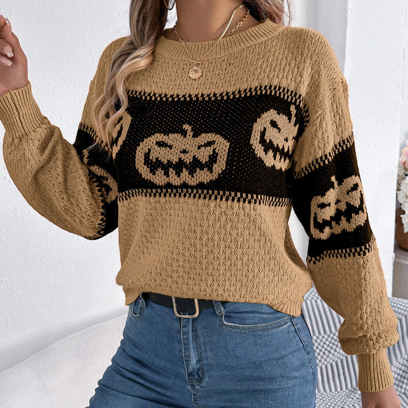 Pumpkin Strickpullover