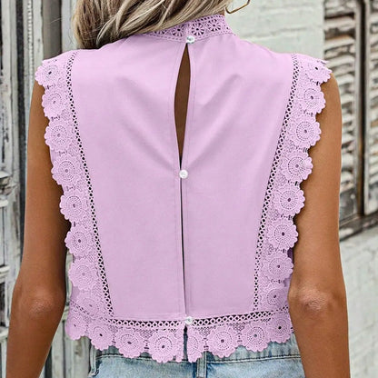 Vella Besticktes Crop-Top