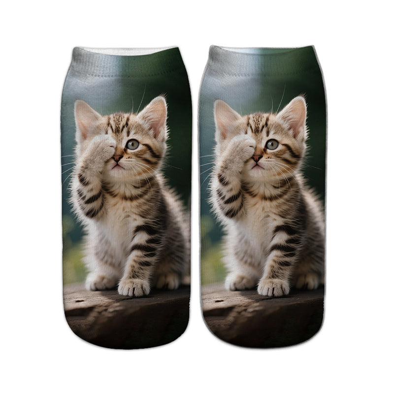 Casual Sokken Met Dierenprint