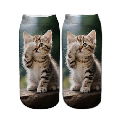 Casual Sokken Met Dierenprint