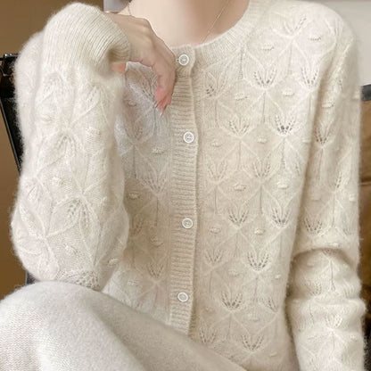 Ariana Floral Knit Cardigan