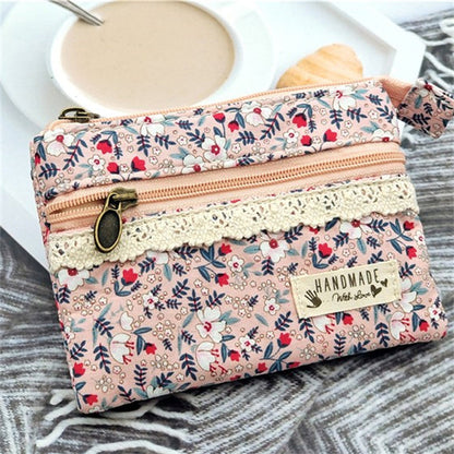 Porte-Monnaie Vintage Floral