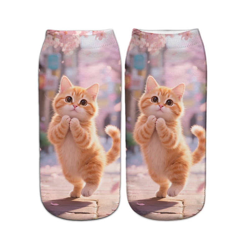 Casual Sokken Met Dierenprint