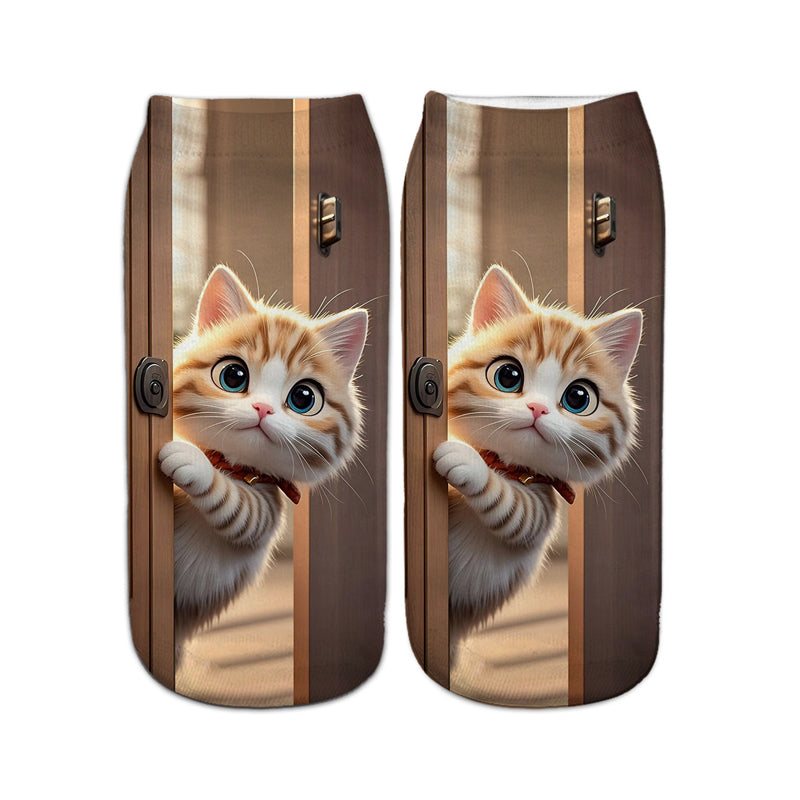 Casual Sokken Met Dierenprint