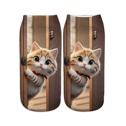 Casual Sokken Met Dierenprint
