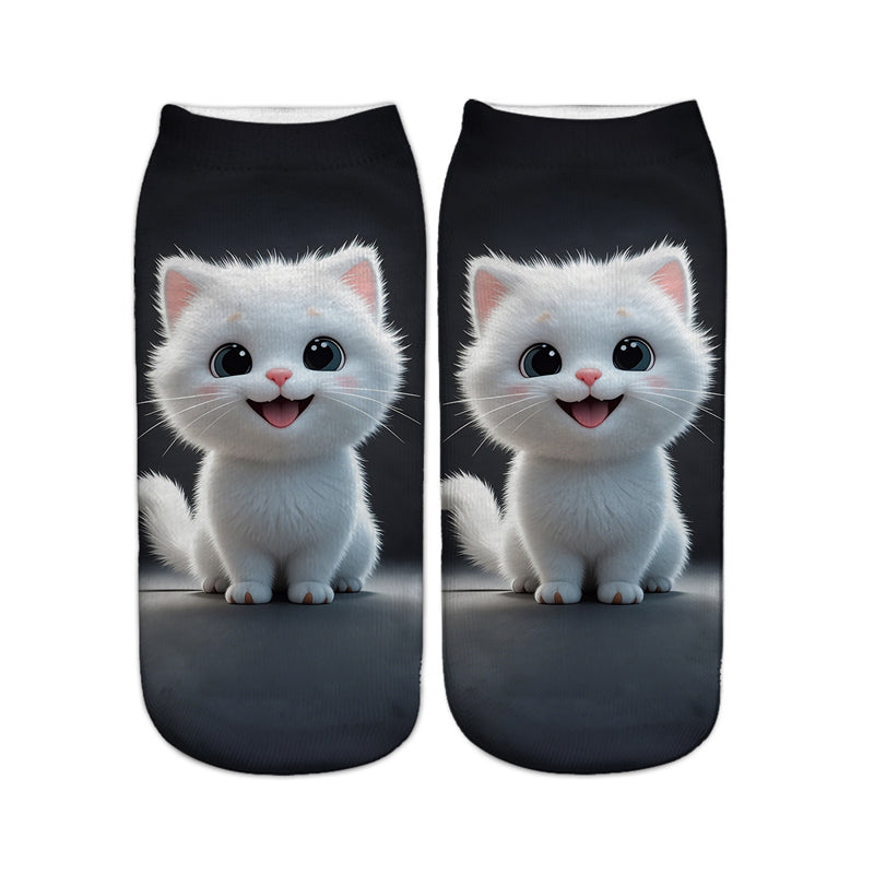 Casual Sokken Met Dierenprint