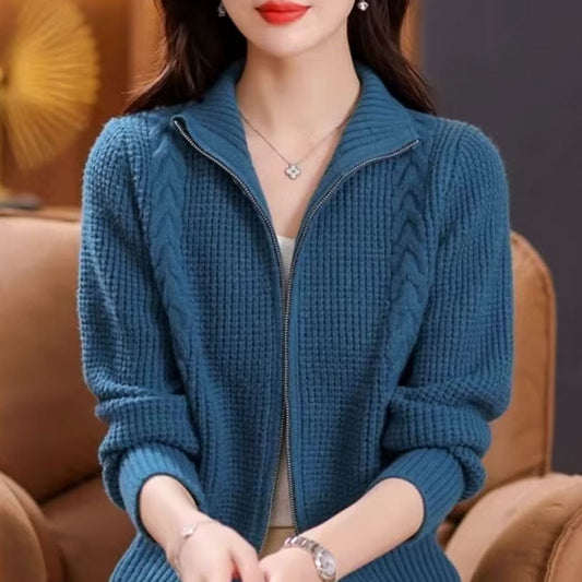 Sienna Rollkragen-Cardigan