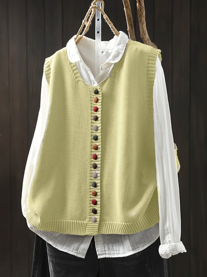 Ditte | Stijlvol casual gebreid vest