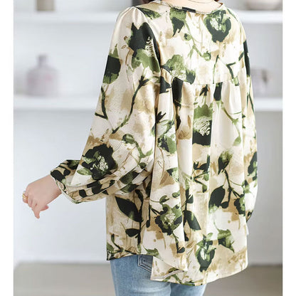 Olivia Blouse met Bladprint