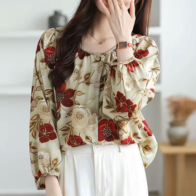 Emily Blouse met bloemenprint