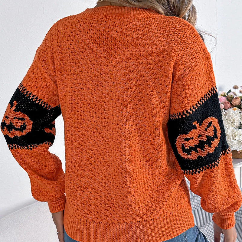 Pumpkin Strickpullover