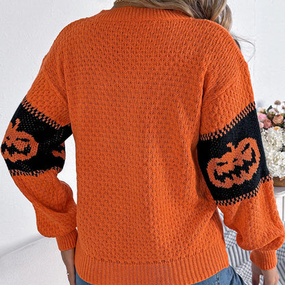 Pumpkin Strickpullover