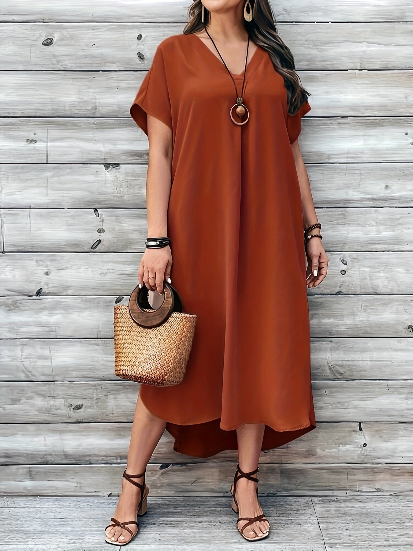 Emilia - Vloeiende Comfortjurk