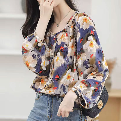 Emily Blouse met bloemenprint