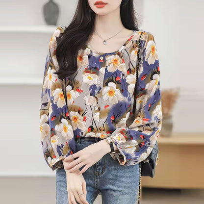 Emily Blouse met bloemenprint