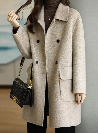 Elisa – Damen-Wollmantel für den Winter