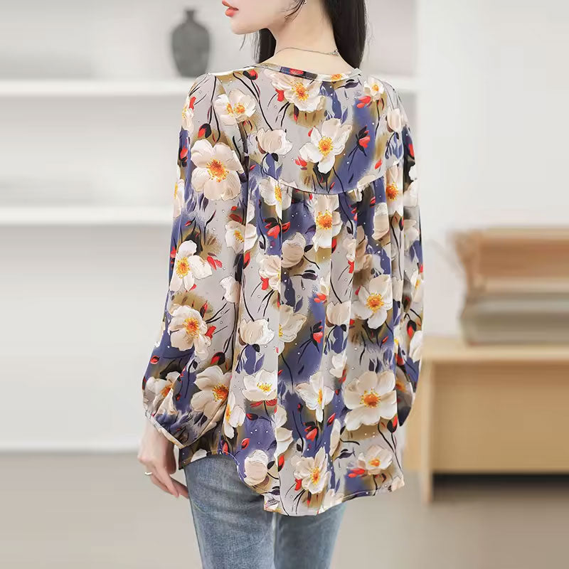 Emily Blouse met bloemenprint