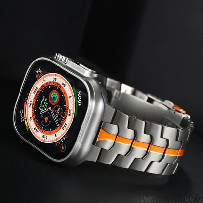 Titanium Roestvrijstalen Apple Watch Bandje
