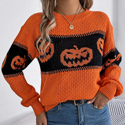 Pumpkin Strickpullover
