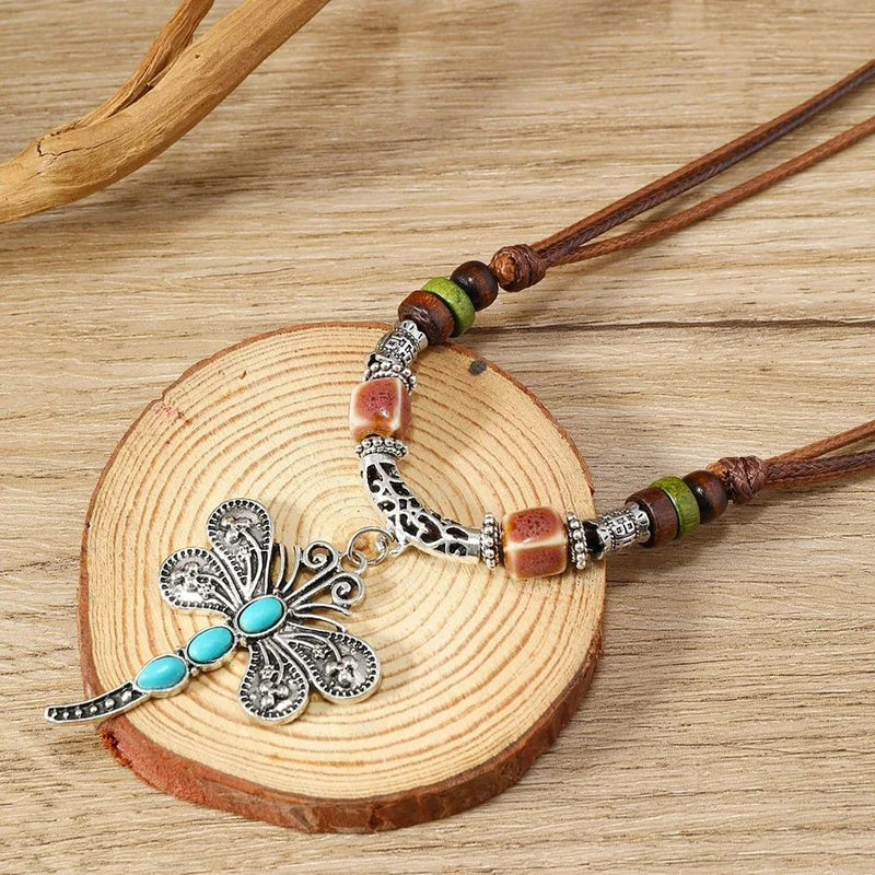 Vintage Boheemse Hanger Ketting