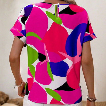 Bold Bloom Print Tee