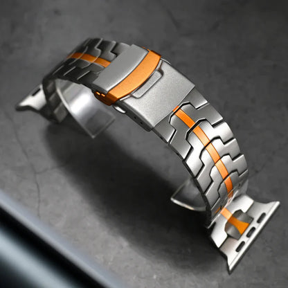 Titanium Roestvrijstalen Apple Watch Bandje