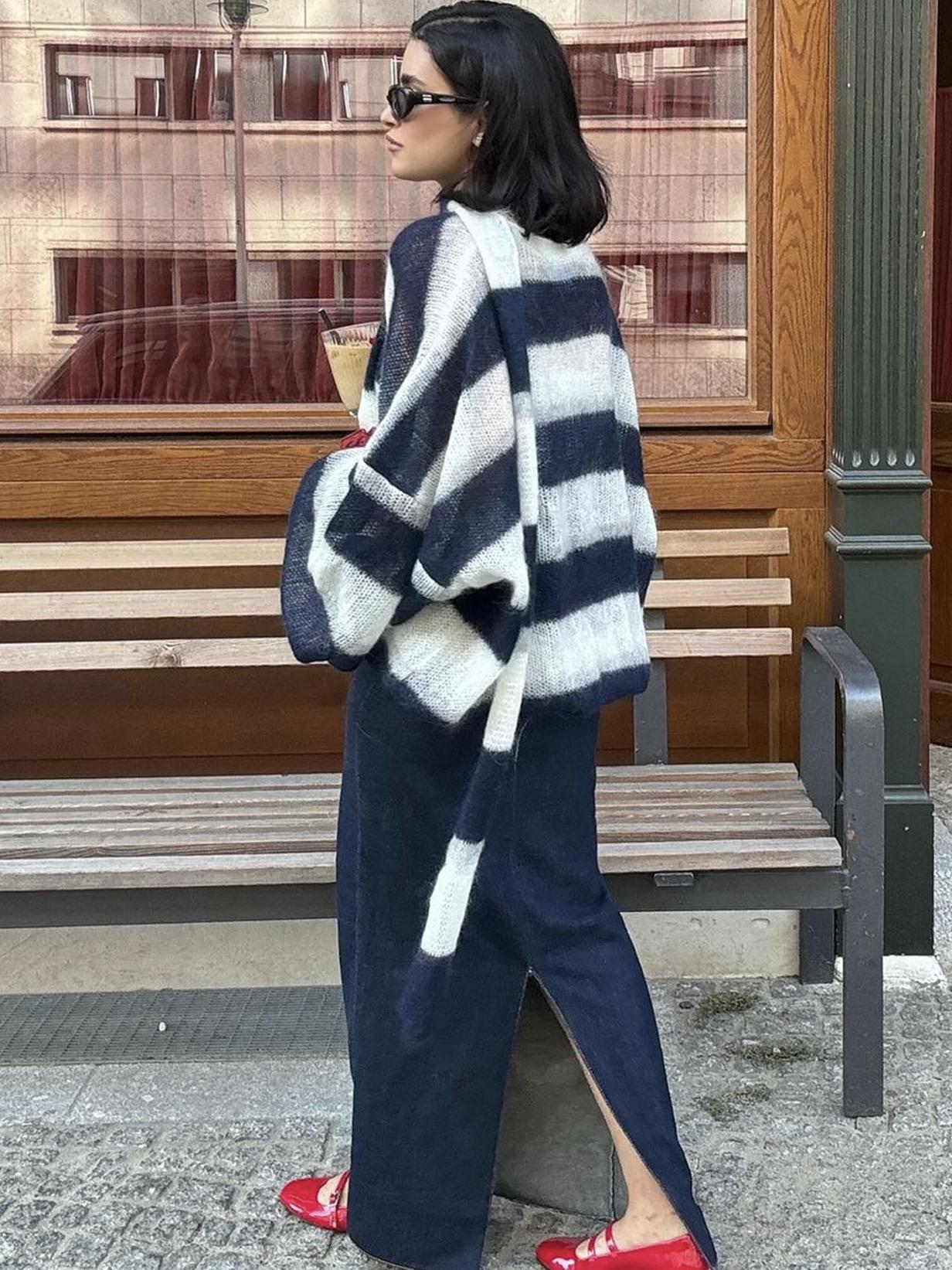 Gezellig Gestreept Vest