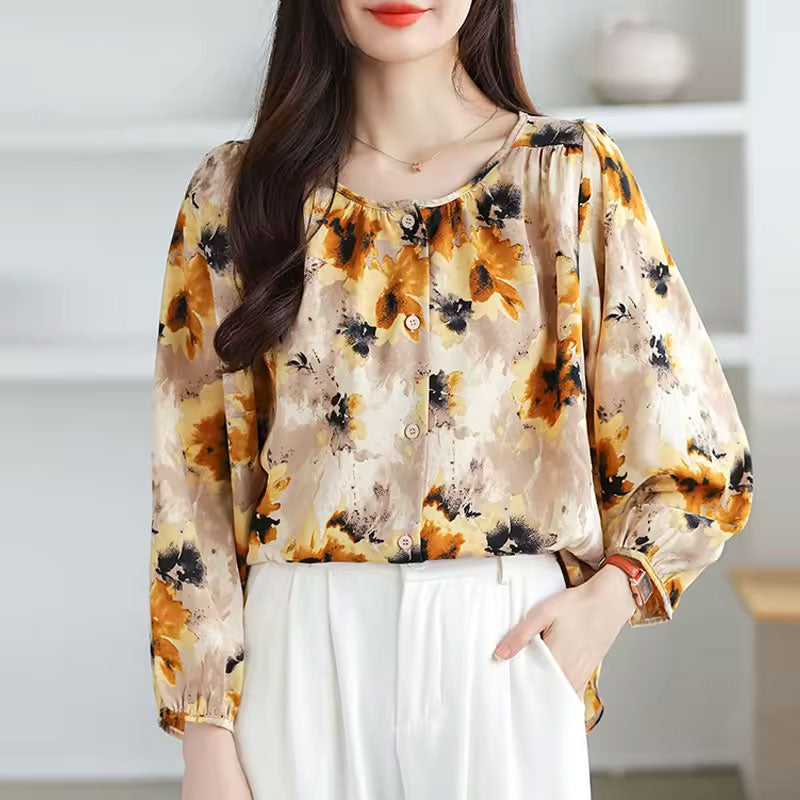 Emily Blouse met bloemenprint