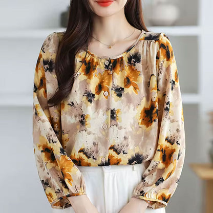 Emily Blouse met bloemenprint