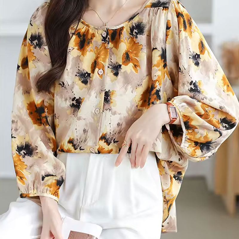 Emily Blouse met bloemenprint