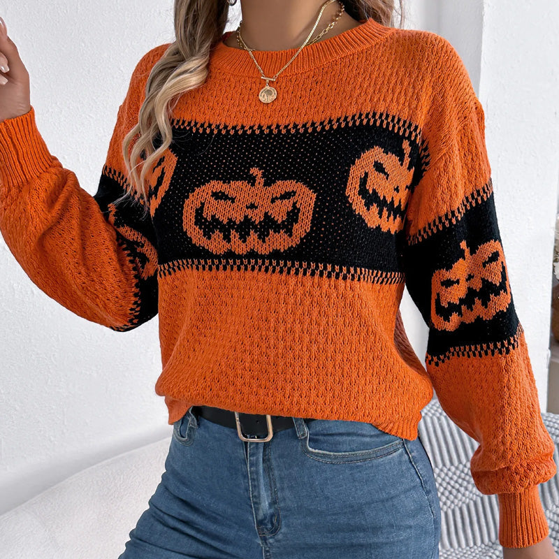 Pumpkin Strickpullover