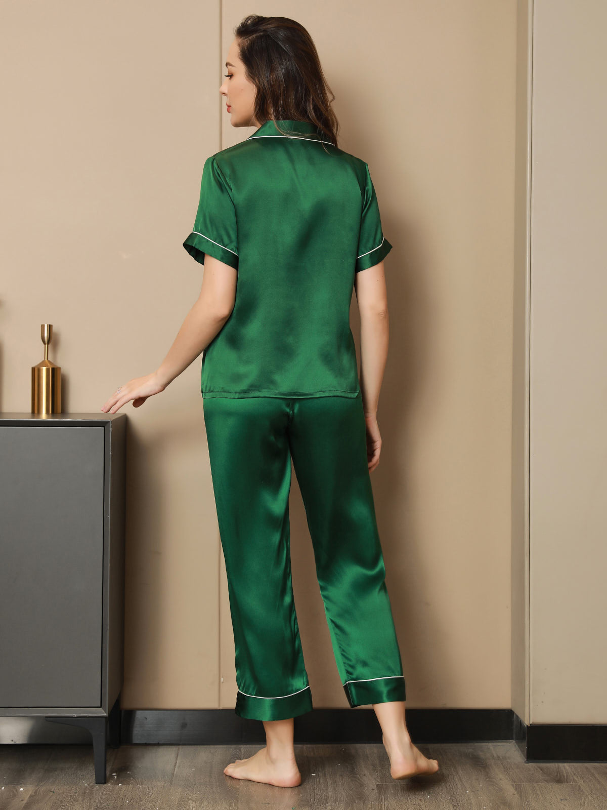 Pyjama en Soie Pure 2Pcs