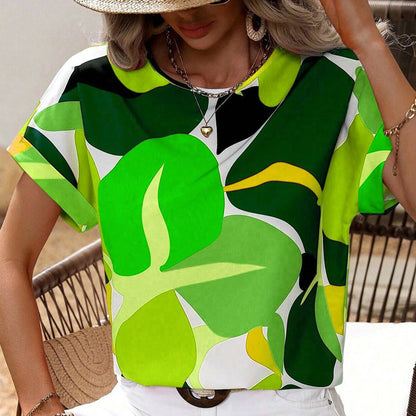 Bold Bloom Print Tee
