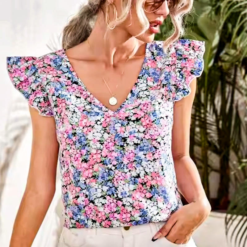 Evelyn Ruches Blouse