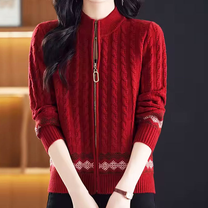 Sadie Kabelgebreid Vest