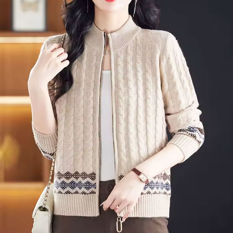 Sadie Kabelgebreid Vest