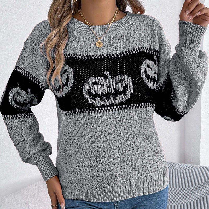 Pumpkin Strickpullover